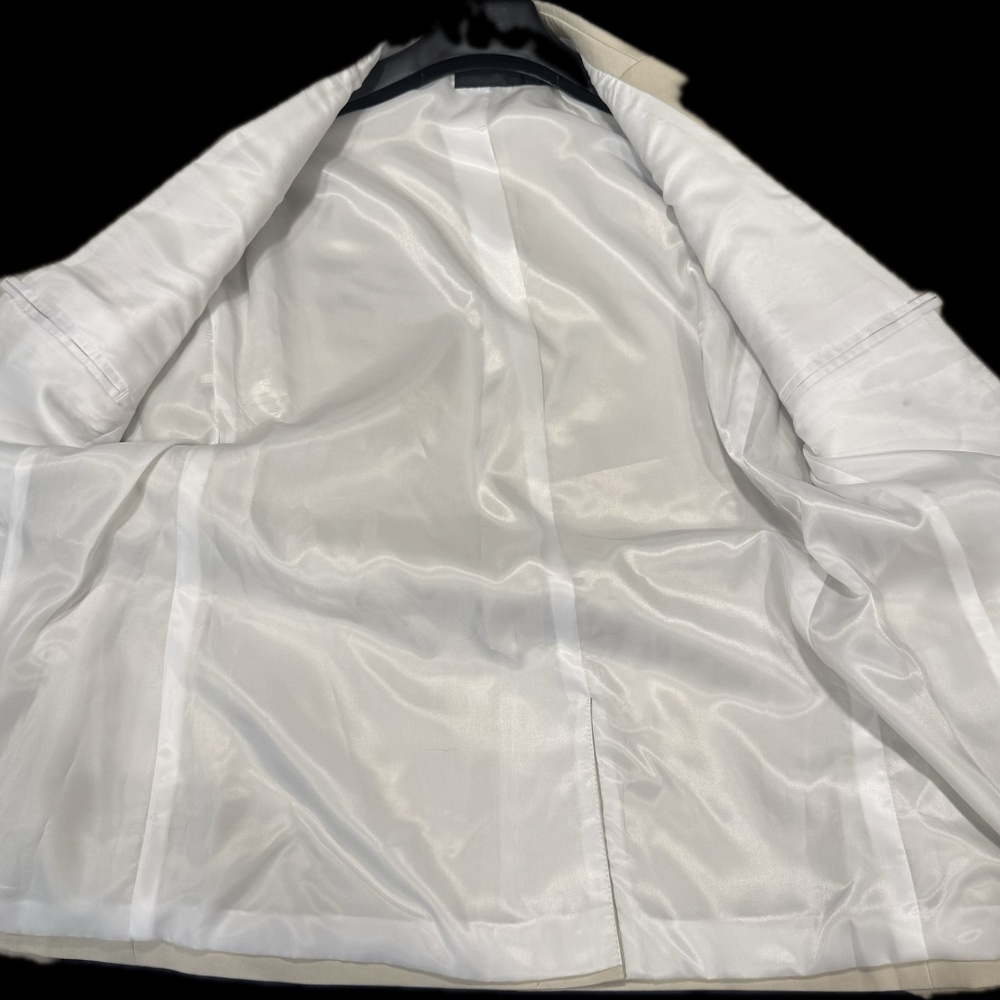 NWT ASOS men’s blazer in cream/champagne - Picture 5 of 8